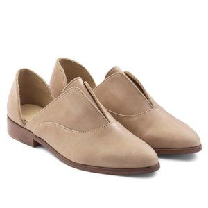 Nisolo D'Orsay Flats Sz 7 in Wheat
